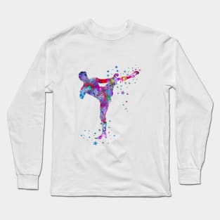 Man muay thai boxing Long Sleeve T-Shirt